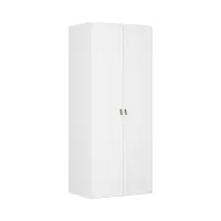 Armario de dos puertas Flex 100 cm blanco