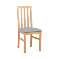 Silla tapizada Ramen gris