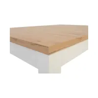 Mesa extensible Maren 130/180x90 roble wotan/blanco