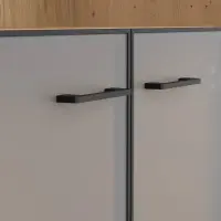 Стеллаж Space Office с 2 дверцами и 3 полками дуб артизан