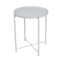 Mesa redonda Tim 48 cm blanca