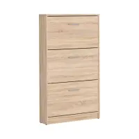 Zapatero Nepo Plus 70 cm con 3 puertas roble sonoma