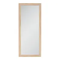 Espejo de pared Kaspian 116x49 cm marrón