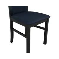 Стілець оббитий Como чорний