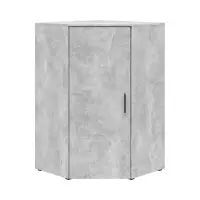 Estantería de esquina MultiDo 71,5x71,5 cm con puertas atelier claro