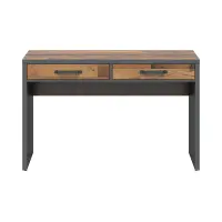 Desk Weston 120 cm with 2 drawers old style pine