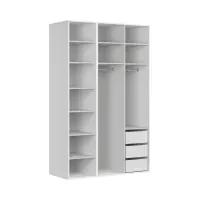 Armario modular Flex 150 cm con 3 puertas cachemira