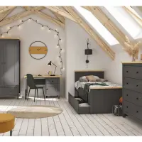 Cama Hesen 120x200 grafito