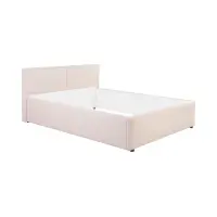 Cama tapizada Nedin 140x200 beige
