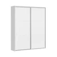Armario de puertas correderas Flex 180 cm blanco