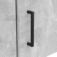 Estantería de esquina MultiDo 71,5x71,5 cm con puertas atelier claro