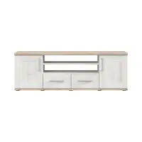 Mueble TV Romance 152 cm con 2 puertas y 2 cajones alerce sibiu claro