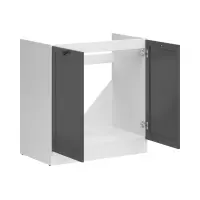 Mueble de cocina para fregadero Junona Line 80 cm grafito