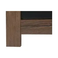 Mueble RTV Balin 140 cm con 2 cajones y estante roble monastery/negro