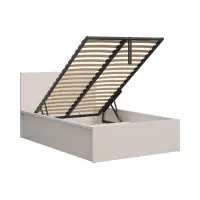 Cama Tetrix 120x200 con somier y contenedor cachemir