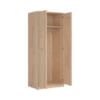Armario de dos puertas Nepo Plus 80 cm roble sonoma