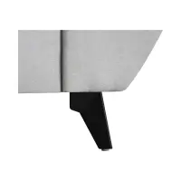 Sillón Doria de terciopelo crema