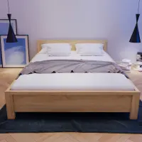 Cama Kaspian 140x200 roble sonoma