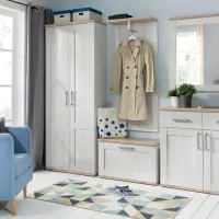 Cómoda Romance 96 cm con 2 puertas y 2 cajones alerce sibiu claro