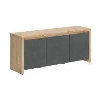Mueble RTV  Larios 143 cm 3 puertas roble artisan/matera