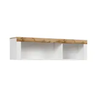 Armario de pared Holten 156 cm abierto blanco
