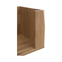 Estante de pared Bergen 156 cm alerce sibiu dorado