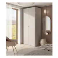 Armario de dos puertas Flex 100 cm cachemira