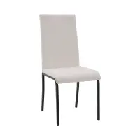 Silla tapizada Anne crema