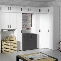 Armario MultiDo 45 cm de una puerta atelier claro