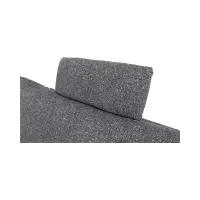 Sofá rinconera universal Twist New desplegable con arcón gris