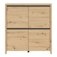 Armario Larios 105 cm de cuatro puertas roble artisan
