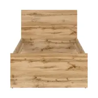 Cama Nuis 90x200 roble wotan