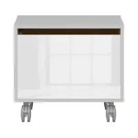 Cajonera Nandu 50 cm con compartimento gris claro