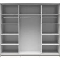 Armario de puertas correderas Tetrix 220 cm cachemira