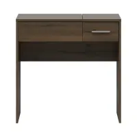 Tocador Nepo Plus 80 cm con cajón, compartimento y espejo roble noble