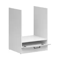 Mueble de cocina para horno encastrable Junona Line 60 cm gris claro brillo