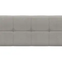 Panel tapizado para cama Tetrix 90 cm gris