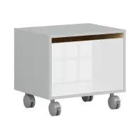 Cajonera Nandu 50 cm con compartimento gris claro