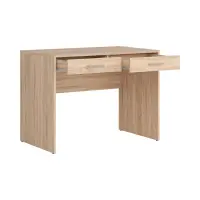 Escritorio Nepo Plus 100 cm con 2 cajones roble sonoma