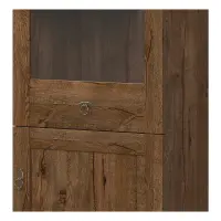 Vitrina Patras 63 cm con 2 puertas roble april