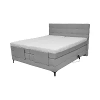 Cama continental Falcon 160x200 con regulación eléctrica gris