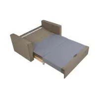 Диван двухместный Bunio III раскладной с ящиком коричневый