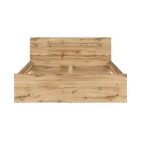 Cama Nuis 160x200 roble wotan