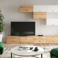 Cómoda System 64 con 2 cajones roble coast evoke