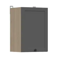 Armario de cocina superior Junona Line 40 cm con puerta izquierda/derecha roble bernstein/grafito