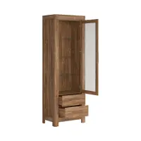 Вітрина Gent 68 см з дверцятами та 2 шухлядами дуб stirling