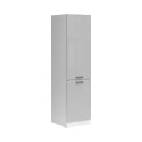 Mueble bajo de cocina Junona Line 50 cm alto derecho gris claro brillo
