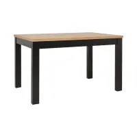 Mesa extensible Maren 130/180x90 roble wotan/negro
