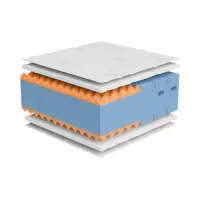 Mildos foam mattress 90x200 H3 with silver ions