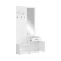 Conjunto de recibidor Nepo Plus 90 cm blanco